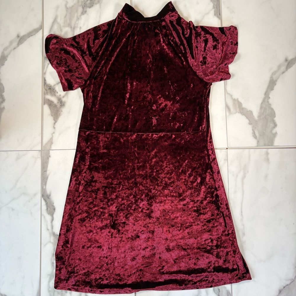 Sheila Rose Rich Burgundy Goth Women's Dress Size Large